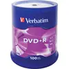Image de Verbatim DVD+R Matt Silver, 4,7 Go, 16x, 100 broches (100x), Support de données optiques