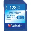 Image de Verbatim Carte SDXC classe 10 Premium (128 Go, SDXC, U1, UHS-I), Carte mémoire, Multicolore