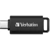 Image de Verbatim Rétractable 32 Go USB 3.2 Gen 1 USB-C (32 Go, USB-C), Clé USB, Noir
