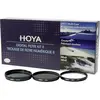 Image de Hoya Digital Filter Kit II (UV, CIR-PL & ND8) Filterset (46 mm, Filtre gris neutre, Filtre polarisant, Filtre UV), Filtre photo, Noir