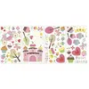 Image de Roommates, Autocollant mural, RM - Happi Cupcakes Land (25 x 25 cm)