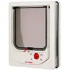 Image de Cat Mate 4-way locking cat flap, electromagnetic, white (Chatière magnétique), Chatière + filet pour chat