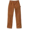 Image de Carhartt Firm Duck Double-Front Work Dungaree Broek, bruin, afmeting 32 voor man