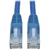 Image de Eaton Câble Ethernet UTP moulé sans couture Cat6 Gigabit RJ45 M/M Bleu 1,52m (U/UTP, CAT6, 1.52 m), Câble réseau