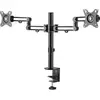 Image de Eaton Bras flexible pour double écran TRIPPLITE (Tables, 27", 16 kg), Support de moniteur, Noir