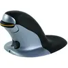 Image de Fellowes Penguin (Sans fil), Souris, Argent, Noir