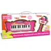 Image de Bontempi Mini Vlinder Keyboard met Karaoke Microfoon - Roze