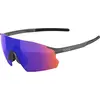 Image de Bollé, Unisexe, Lunettes de sport, Icarus Polarized S3 (VLT 16%) (Titane mat, Volt+ Ultraviolet Polarized), Multicolore, Gris