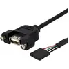 Image de StarTech USB A - En-tête de la carte mère (0.30 m), Câble d'interface