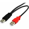 Image de StarTech Câble en Y USB de 1,8 m pour disques durs externes - Câble de connexion USB A vers Mini-B (1.80 m, USB 2.0), Câble USB