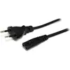 Image de StarTech, Rallonge, 2m Cordon D'Alimentation Pour Ordinateur Portable Eu To C7 (2 m, CEE 7/16)