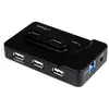 Image de StarTech Hub USB 3.0/2.0 à 7 ports avec chargeur (USB-B, 7 ports), Station d’accueil + hub USB, Noir