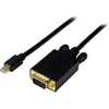 Image de StarTech Mini DisplayPort   VGA (1.80 m), Câble vidéo, Noir