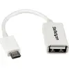 Image de StarTech Micro USB - USB OTG (0.12 m, USB 2.0), Câble USB