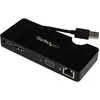 Image de StarTech Mini station d'accueil pour ordinateur portable (USB-A), Station d’accueil + hub USB, Noir