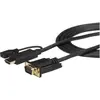 Image de StarTech Câble Adaptateur HDMI à VGA De 3 Pieds (0.90 m), Câble vidéo, Noir