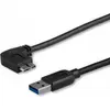 Image de StarTech Câble Slim Micro USB 3.0 1m coudé à gauche - Câble de connexion USB 3.1 Gen 1 (5 Gbit/s) (1 m, USB 3.2 Gen 1), Câble USB