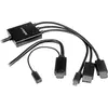 Image de StarTech HDMI (Typ A)   HDMI (Typ A) (2 m), Câble vidéo, Noir