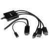 Image de Startech Câble Hdmi+displatport+mini Displatport Vers Hdmi Câble Hdmi 2.1 2 M