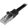 Image de StarTech CBLE SFTP CAT6 NOIR 0.5M (SF/UTP, CAT6, 0.50 m), Câble réseau