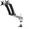 Image de StarTech Double Monitor Mount - Empilable (Tables, 30", 9 kg), Support de moniteur, Multicolore