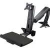 Image de StarTech Support de table pour moniteur - bras pour moniteur jusqu'à 60,96 cm 24 pouces - support VESA -... (Tables, 33.86", 8 kg), Support de moniteur, Noir