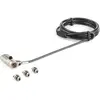 Image de StarTech Antivol universel pour ordinateur portable 3 en 1 avec câble - câble de sécurité à 4 chiffres -, Sécurité notebook, Noir, Argent