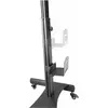 Image de StarTech com Computertisch mit Rollen und Monitorhalterung, CPU/PC-Halter, Tastaturablage - Ergonomi, Support pour projecteur, Noir