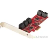 Image de StarTech.com SATA PCIe Kaart, 10 Port PCIe SATA Uitbreidingskaart, 6Gbps, Low/Full Profile, Stacked