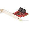 Image de StarTech.com 4 Port SATA PCIe Kaart, PCI Express SATA Uitbreidingskaart, 6Gbps, Low/Full Profile, St