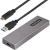 Image de StarTech.com USB-C 10Gbps naar M.2 NVMe or M.2 SATA SSD Behuizing, Gereedschaploze Externe M.2 PCIe/