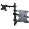Image de StarTech Monitor Arm with VESA Laptop Tray (Tables, 34", 8 kg), Support de moniteur, Noir