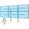 Image de StarTech Six-Monitor Mount (Tables, 32", 8 kg), Support de moniteur, Blanc