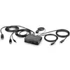 Image de StarTech C2-D46-UAC-CBL-KVM, Commutateur KVM, Noir