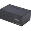 Image de StarTech .com P2ADDH462-KVM-SWITCH, 3840 x 2160 pixels, 4K Ultra HD, 36 W, Black, Commutateur KVM, Noir
