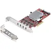 Image de Startech Carte D´extension Pci-e Usb-c 4-port