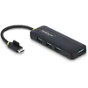 Image de StarTech 4-Port USB-C Hub 5gbps Portable Powered Nms Ns Ctlr (USB-C, 4 ports), Station d’accueil + hub USB, Noir