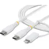 Image de StarTech 1m USB-C Cable With Lightning. Nms Ns Cabl (1 m, USB 2.0, 60 W), Câble USB