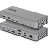 Image de StarTech 3X MONITOR USB-C DOCK 100W PD (USB-C), Station d’accueil + hub USB, Gris