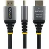 Image de StarTech 1ft (30cm) HDMI 2.1 Cable, 8K, Certified (0.30 m), Câble vidéo, Noir, Argent