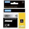 Image de Dymo, Ruban d'étiquetage, Rhino rubanIND 12mm me/no (1.20 cm, Argent, Multicolore)