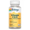 Image de Solaray Vitamine C 1000mgr + D 2000ui 60 Unités