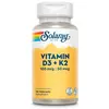 Image de Solaray Capsules Vitamin D3+k2 120 Unités