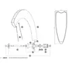 Image de Mavic Rayon Cxr Ultimate 80 T 2013 Rear 10 Unités