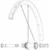 Image de Mavic Rayons Kit 12 Front/rear Allroad 650b