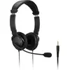 Image de Kensington Acco/ Hifi Headphones Avec Micro Et Boutons De Contrôle Du Volume (Filaire), Casque micro de bureau, Noir