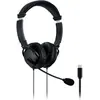 Image de Kensington K97457WW (Filaire, USB-C), Casque micro de bureau, Noir
