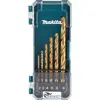 Image de Makita, Foret, 6 dali  métalo gr  t  rinkinys HSS-TiN (2 mm, 3 mm, 6 mm, 4 mm, 8 mm, 5 mm)