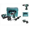 Image de Makita, Perceuse + Visseuses sans fil, DHP458RMJ, 2 batteries
