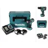 Image de Makita, Perceuse + Visseuses sans fil, DDF459RTJ, 2 batteries